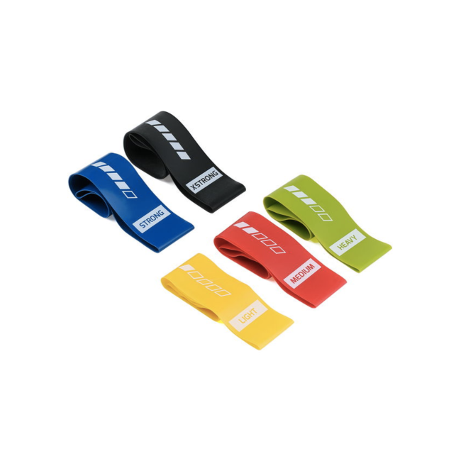 Набір резинок для фітнесу Gymtek 0,5-30кг 5 штук