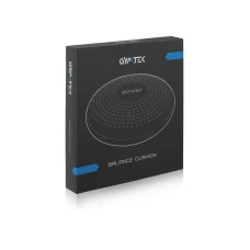 Балансировочная подушка Gymtek черная + насос.