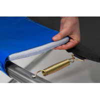 Батут Hop-Sport 10ft (305см) чорно-синій з внутрішньою сіткою (4 ноги)