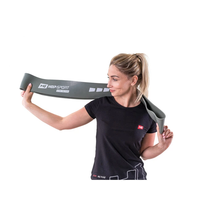Резинка для фитнеса Hop-Sport 55-137кг HS-L101RR серая