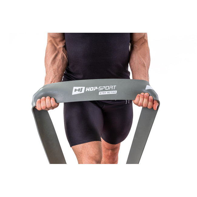 Резинка для фитнеса Hop-Sport 55-137кг HS-L101RR серая