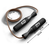 Скакалка шкіряна 275см Hop-Sport HS-L015JR