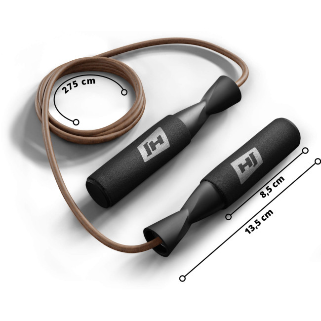 Скакалка шкіряна 275см Hop-Sport HS-L015JR