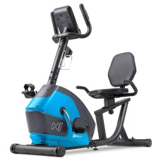 Горизонтальний велотренажер Hop-Sport HS-035L Solo синій