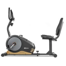 Горизонтальний велотренажер HS-040L Root чорно-золотистий - model 2020