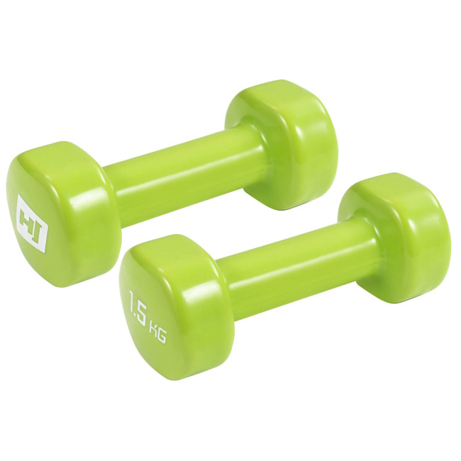 Гантелі для фітнесу вінілові круглі Hop-Sport HS-V015DC 2х1,5кг