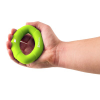 Еспандер силіконовий овальний 13,6кг Hop-Sport HS-S013OG зелений