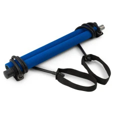 Тренировочная палка с эспандерами Hop-Sport HS-T090GS синяя