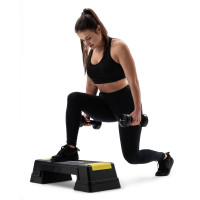 Степ платформа Hop-Sport HS-PP020AS черно-желтая