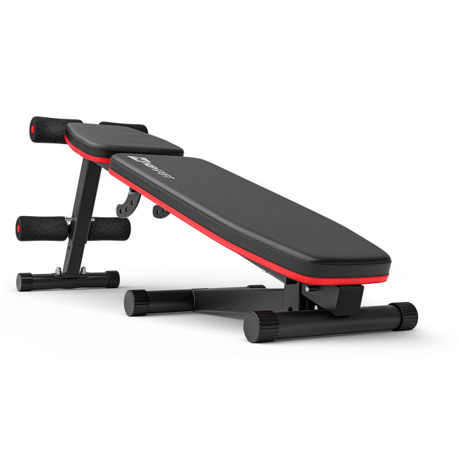 Набор Hop-Sport Premium 39кг со скамьей HS-1010 Pro и штангой