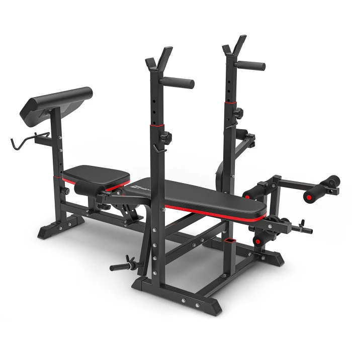 Набор Hop-Sport Premium 39кг со скамьей HS-1075 Pro и штангой