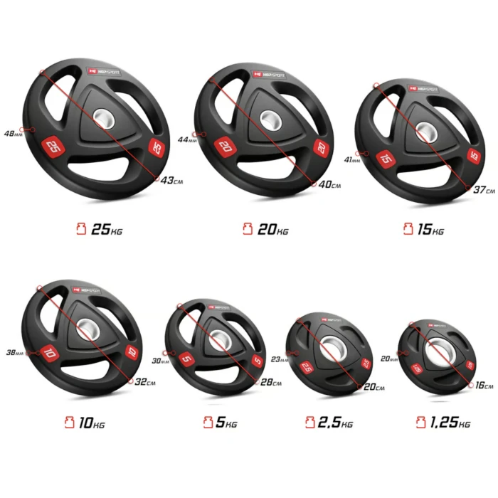 Диск олімпійський Hop-Sport 25кг