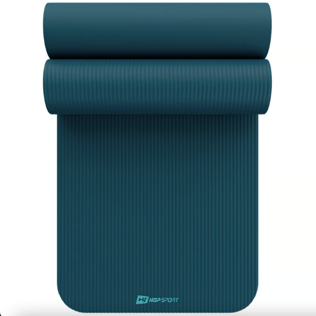 Коврик для йоги Hop-Sport HS-NB015GM NBR 1,5см темный морской