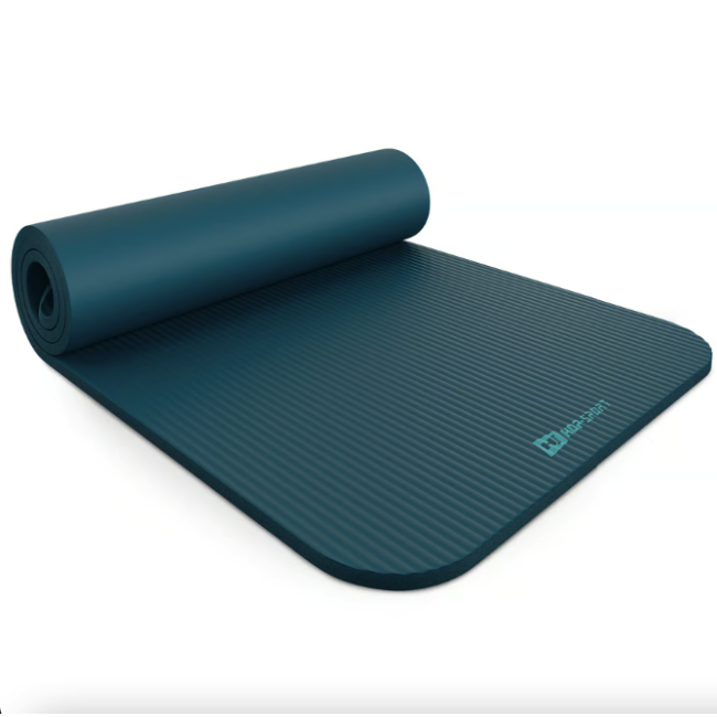 Коврик для йоги Hop-Sport HS-NB015GM NBR 1,5см темный морской