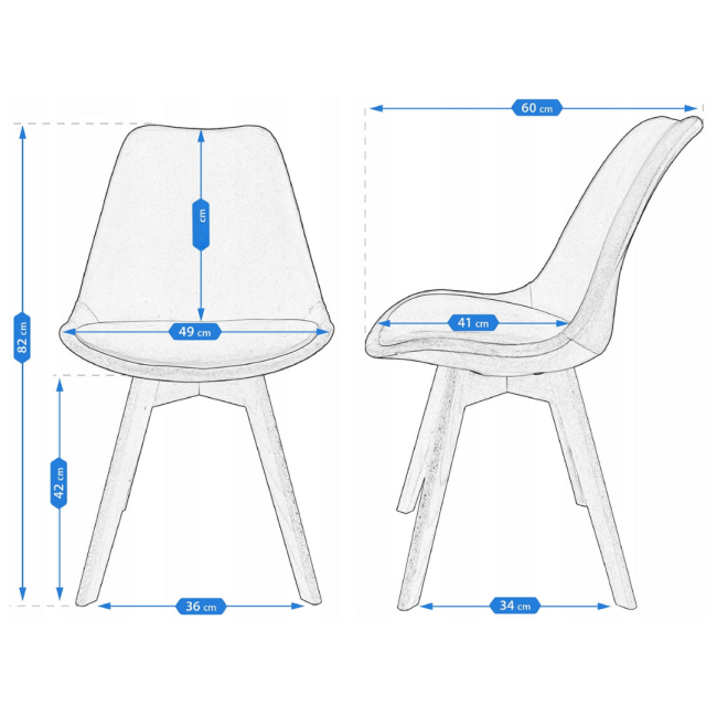 Туалетный столик Jumi Scandi + кресло Saida серый