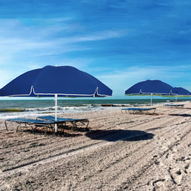 Парасолька садова Jumi Garden 240см синій