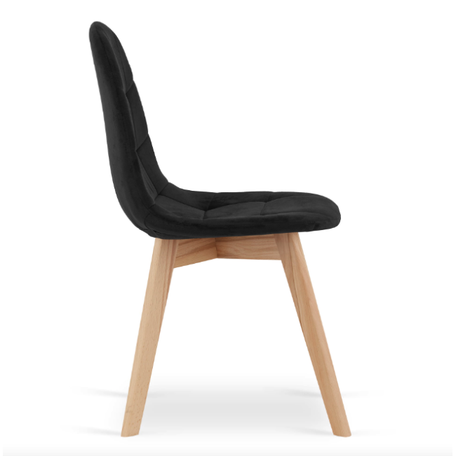 Крісло Leobert Bora оксамитове чорний