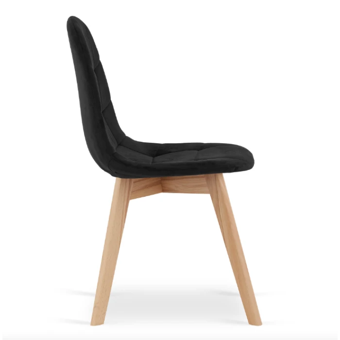 Крісло Leobert Bora оксамитове чорний