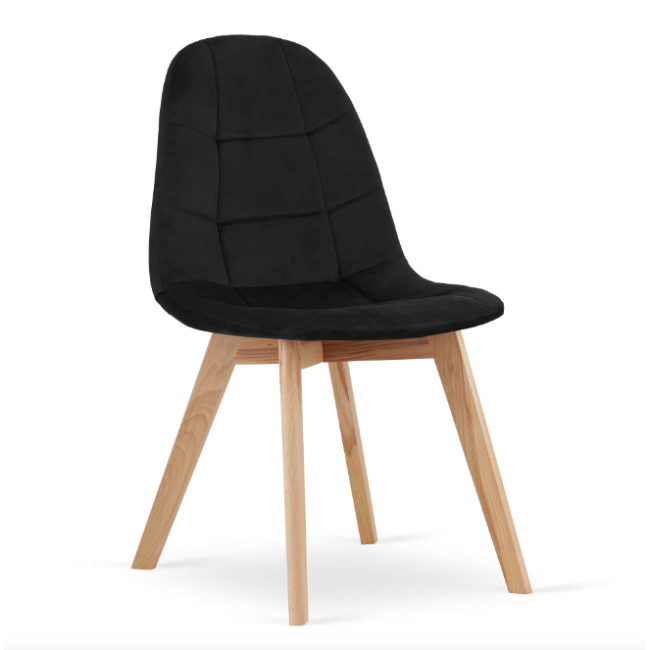 Крісло Leobert Bora оксамитове чорний