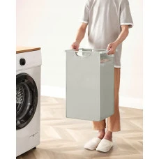 Корзина для белья Leobert Chariot с тремя отделениями 3 x 38л белая