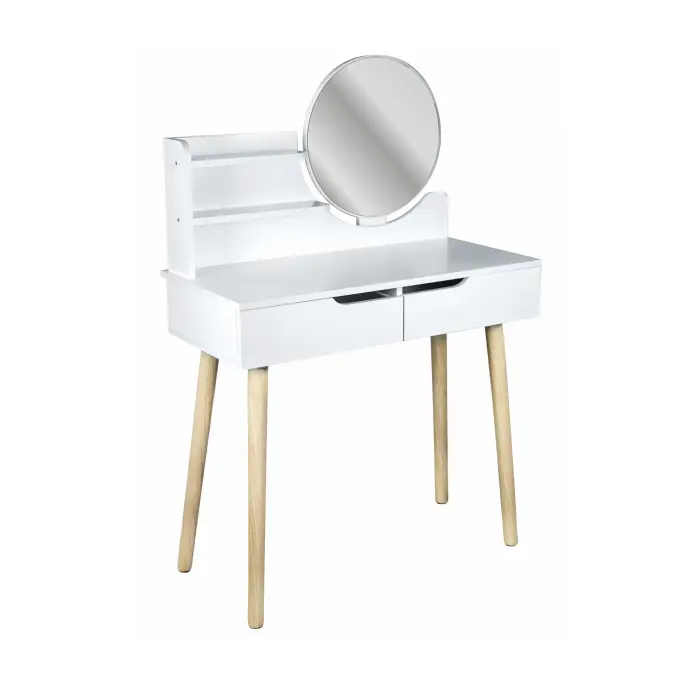 Туалетний столик Jumi Scandi з шухлядами, білий