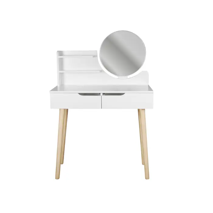 Туалетний столик Jumi Scandi з шухлядами, білий