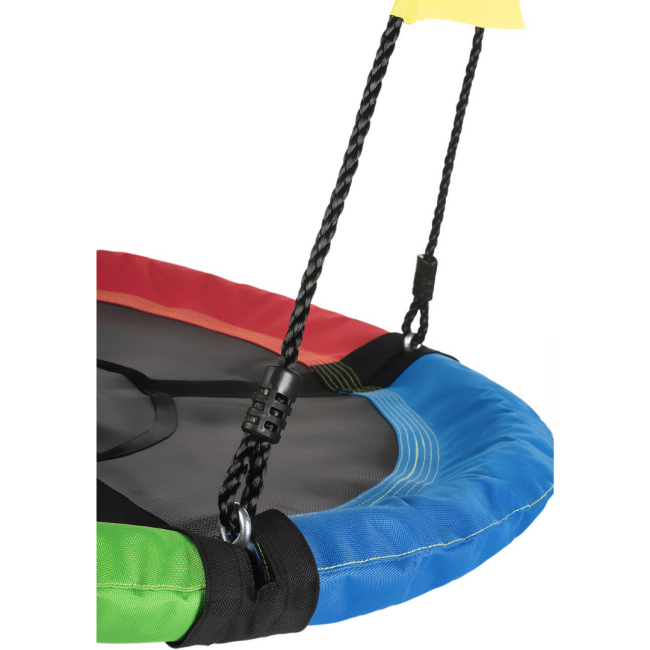 Садовая качель - гнездо Outtec XXL с флажками мультиколор