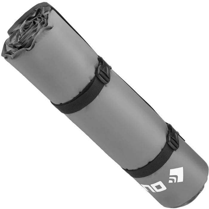 Самонадувающийся коврик Outtec с подушкой гладкий серый