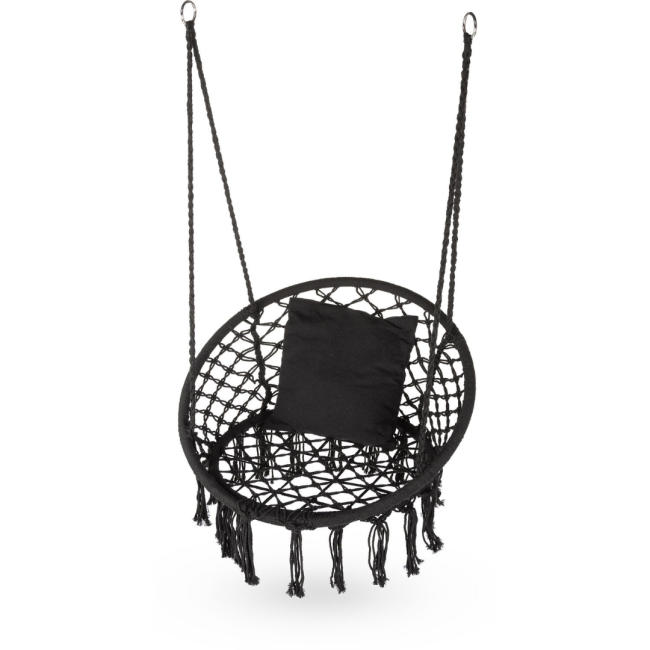 Садова гойдалка Boho Outtec XXL чорний