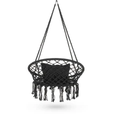 Садова гойдалка Boho Outtec XXL чорний