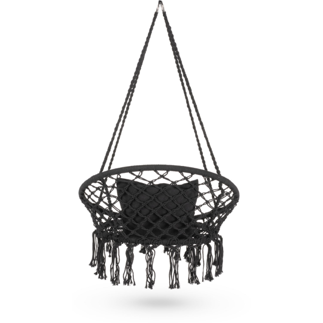 Садова гойдалка Boho Outtec XXL чорний