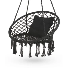 Садова гойдалка Boho Outtec XXL чорний