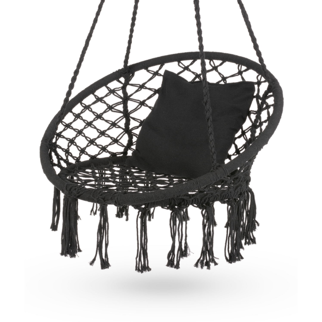 Садова гойдалка Boho Outtec XXL чорний