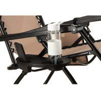 Шезлонг лежак Outtec Zero Graviti Sun розкладний з дашком беж