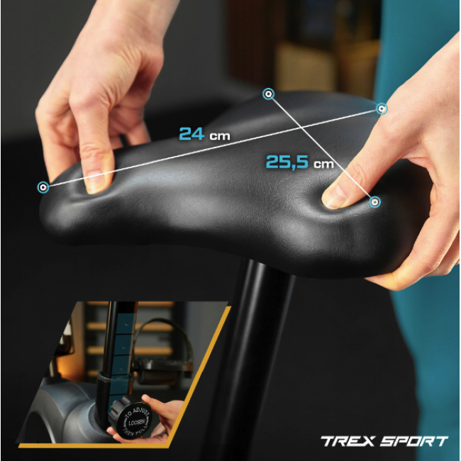 Велотренажер Trex Sport TX-350MB RIZE черный магнитный