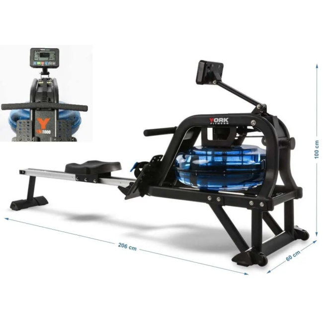 Гребний акватренажер York Fitness 1000 WATER RESISTANT