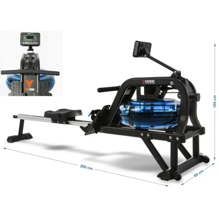 Гребной акватренажер York Fitness 1000 WATER RESISTANT