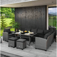 Набір садових меблів Di Volio ROSSANO сірий/графітовий