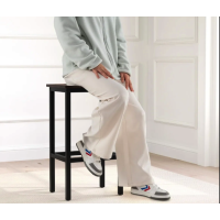 Барный стол и 2 барных стула Costway Hoobro в стиле Loft