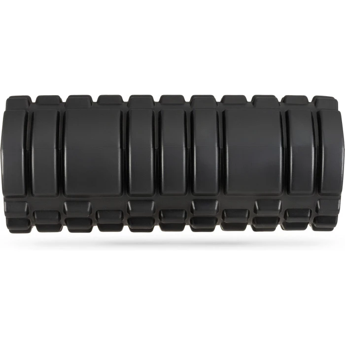 Массажный ролик Gymtek для йоги и фитнеса EVA 33*14см черно-белый