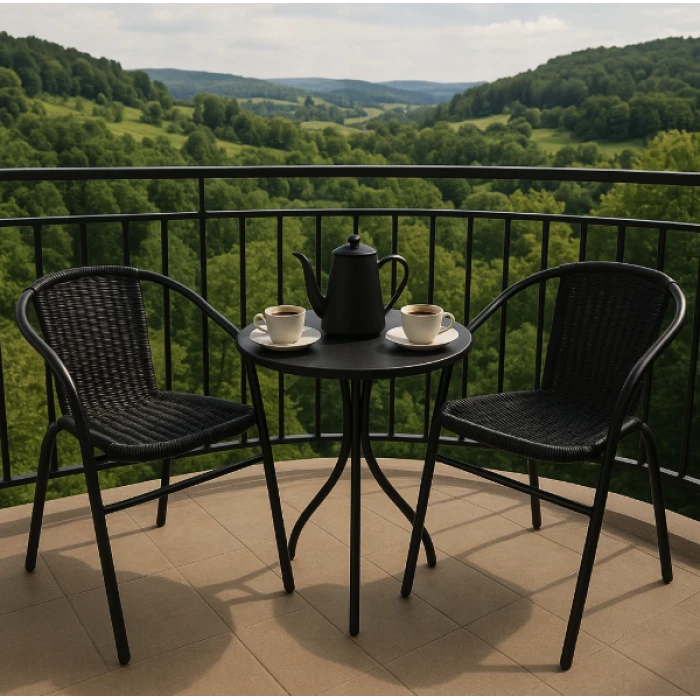 Садове крісло Jumi Bistro New чорний