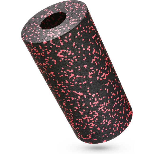 Масажний ролик Gymtek для йоги та фітнесу EPP 30*15см чорно-червоний