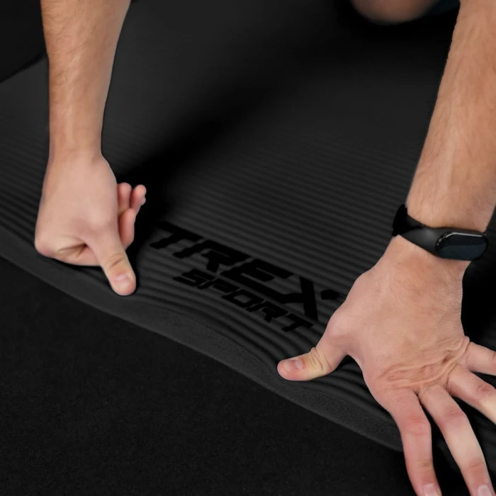 Коврик для йоги Trex Sport TX-029NGM NBR 2см 190х80 черный