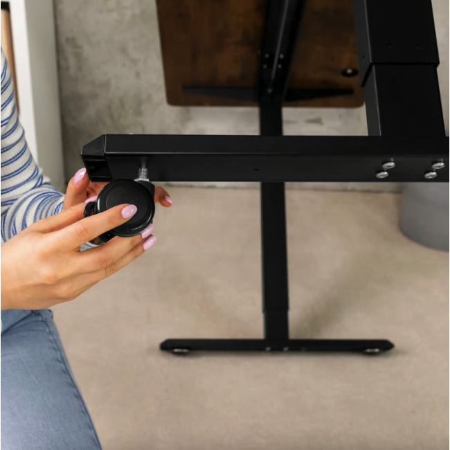 Компьютерный стол с регулируемой высотой Di Volio Biago черный