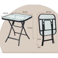 Садовый стол Costway Kontrast раскладной