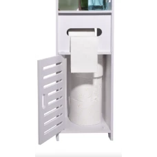 Пенал-шкаф Leobert Cubic для ванны 120см напольный