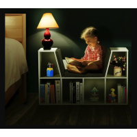 Шафа-органайзер Costway Kinder із подушкою для сидіння