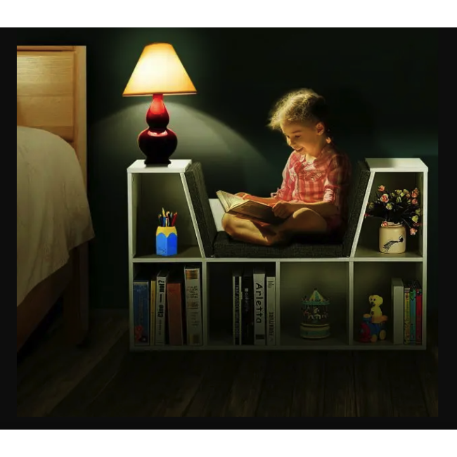 Шкаф-органайзер Costway Kinder с подушкой для сидения