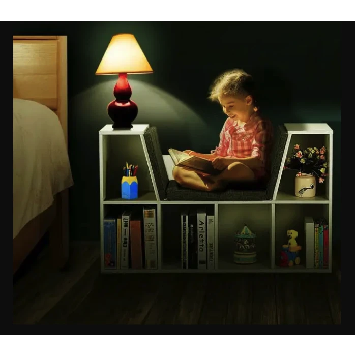 Шкаф-органайзер Costway Kinder с подушкой для сидения