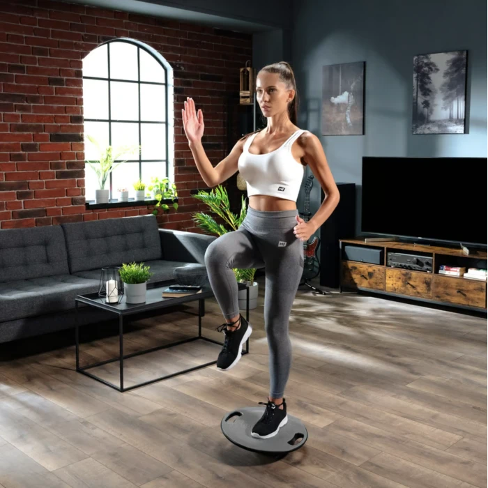 Диск балансувальний Hop-Sport 40см сірий